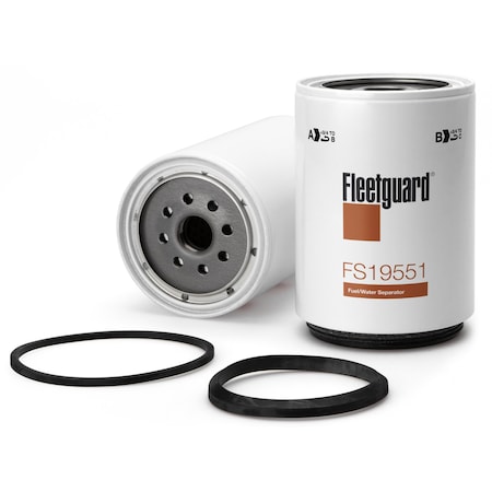 Fleetguard Fuel Filter, Fuel/Water Separator FS19551